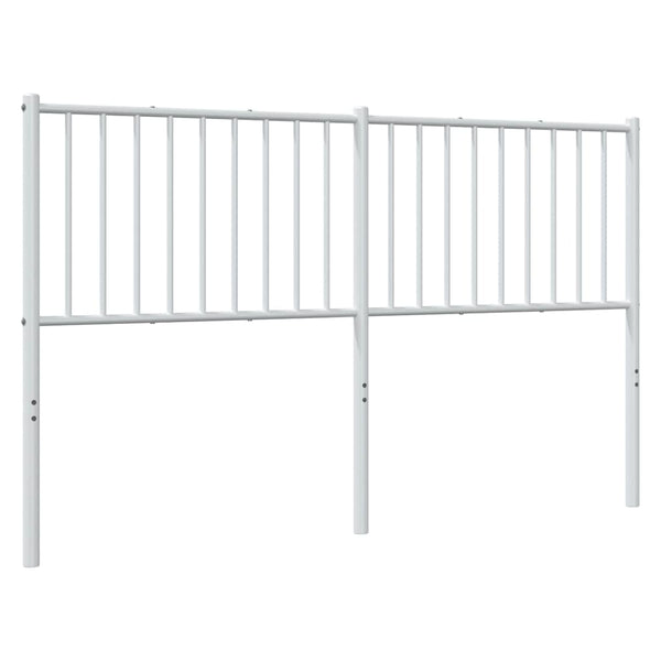 Weißes Metallkopfteil Smil 150cm