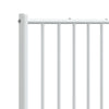 Weißes Metallkopfteil Smil 150cm