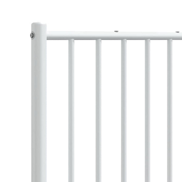 Weißes Metallkopfteil Smil 150cm
