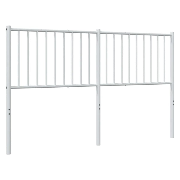 Valkoinen metallinen sängynpääty Smil 160cm