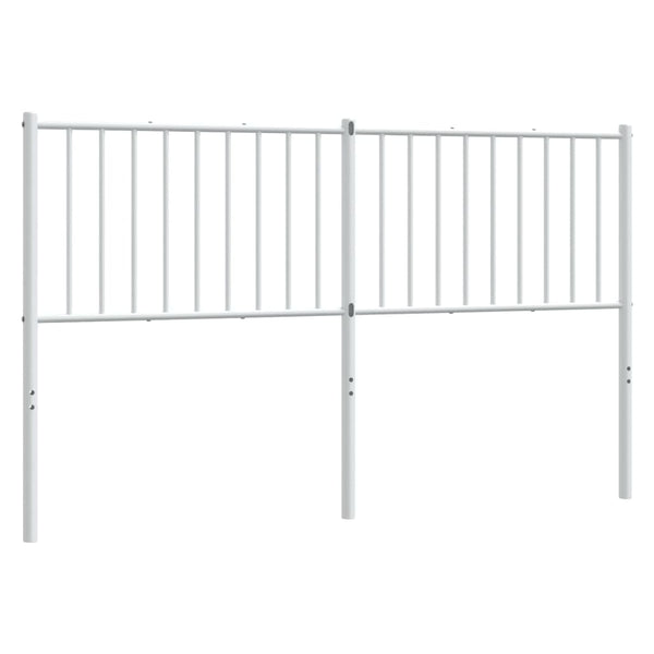 Valkoinen metallinen sängynpääty Smil 160cm