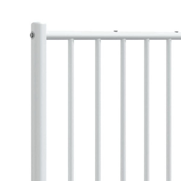 Valkoinen metallinen sängynpääty Smil 160cm