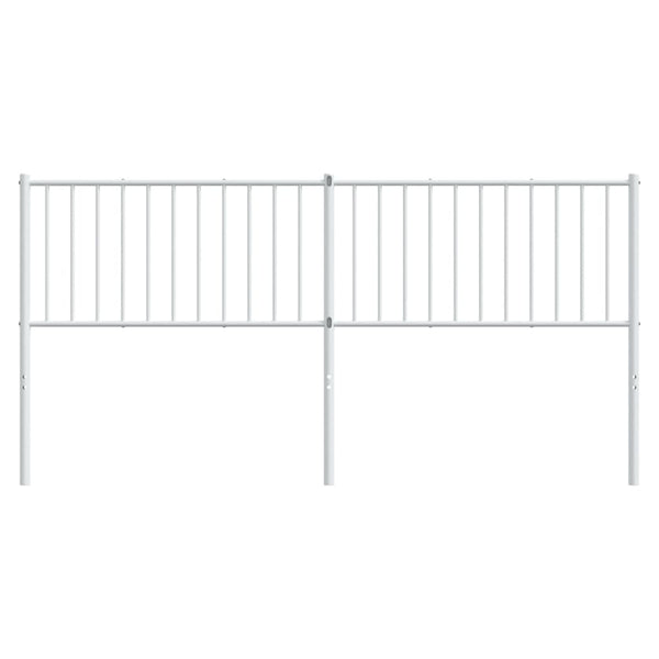 Valkoinen metallinen sängynpääty Smil 180cm