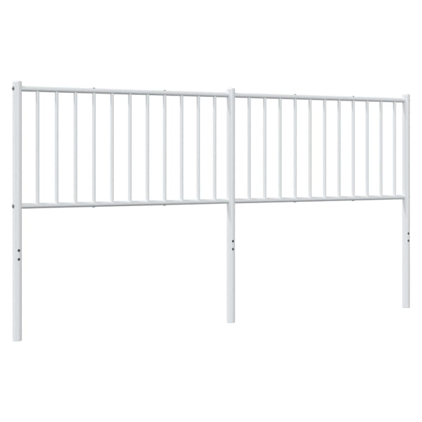 Valkoinen metallinen sängynpääty Smil 180cm