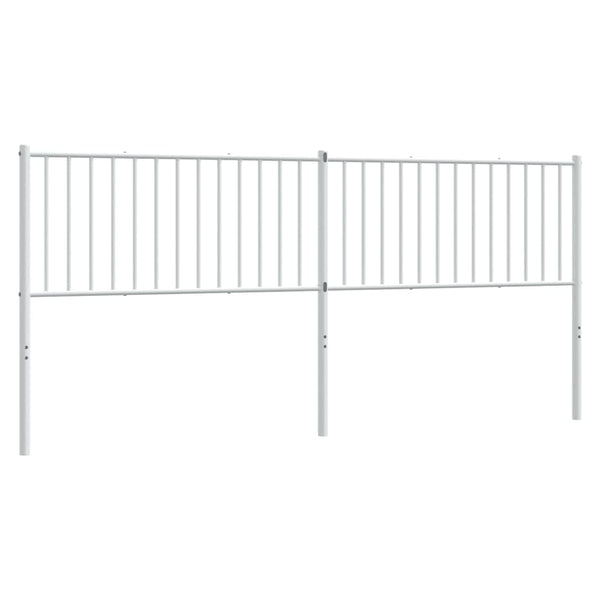 Valkoinen metallinen sängynpääty Smil 200cm