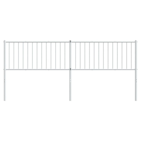 Valkoinen metallinen sängynpääty Smil 200cm
