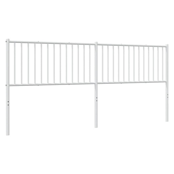 Valkoinen metallinen sängynpääty Smil 200cm