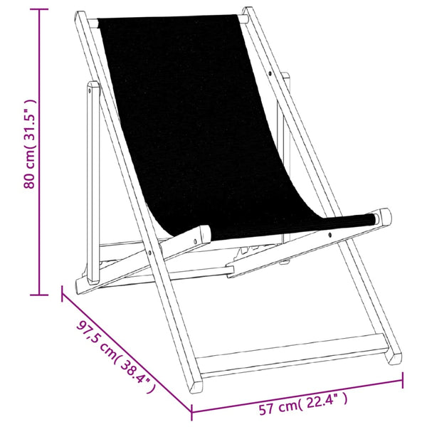 Graue, klappbare Strandstühle Zefi (2 Stück Aluminium und Textilene)