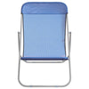 Blaue klappbare Strandstühle Newman (2 Stück Textilene / Stahl)
