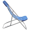Blaue klappbare Strandstühle Newman (2 Stück Textilene / Stahl)