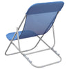 Blaue klappbare Strandstühle Newman (2 Stück Textilene / Stahl)