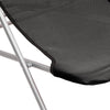 Schwarze klappbare Strandstühle Newman (2 Stück Textilene / Stahl)
