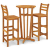 Gartenbar-Set Borz (3-teilig, Akazienholz)