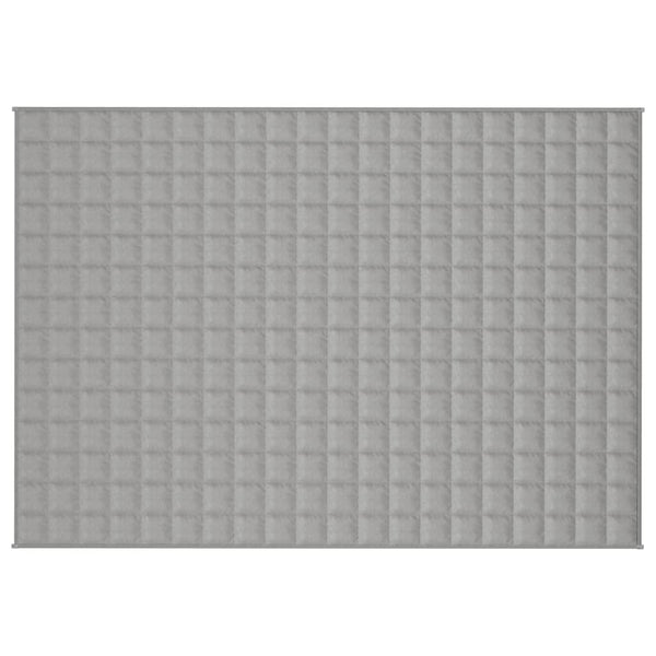 Hellgraue Gewichtsdecke Ghenadie 135x200cm (6 kg)