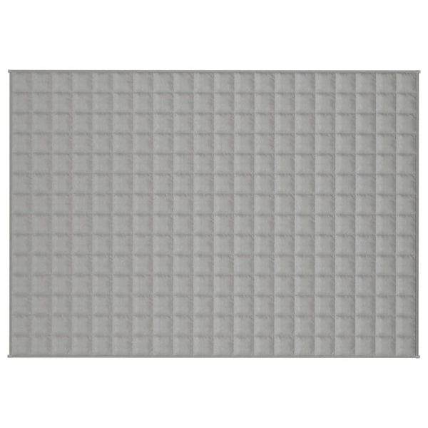 Hellgraue Gewichtsdecke Ghenadie 137x200cm (6 kg)