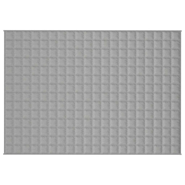 Hellgraue Gewichtsdecke Ghenadie 140x200cm (6 kg)