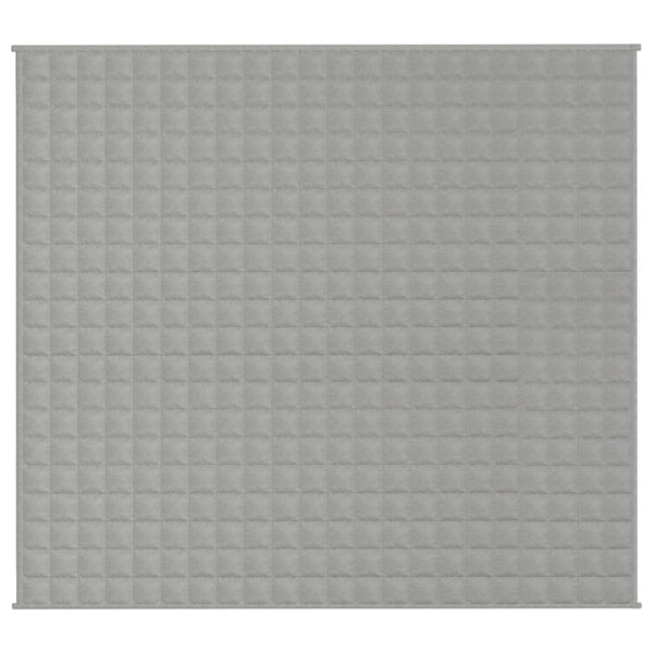 Hellgraue Gewichtsdecke Ghenadie 200x220cm (9 kg)