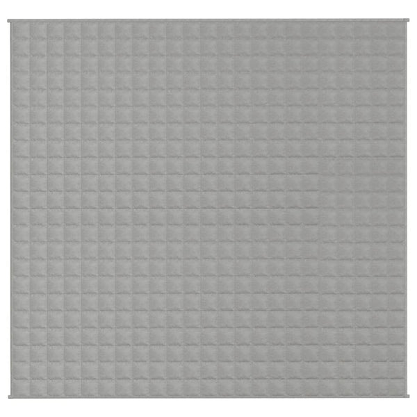 Hellgraue Gewichtsdecke Ghenadie 220x230cm (11 kg)