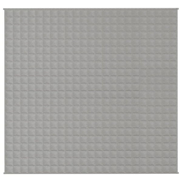 Hellgraue Gewichtsdecke Ghenadie 220x230cm (15 kg)