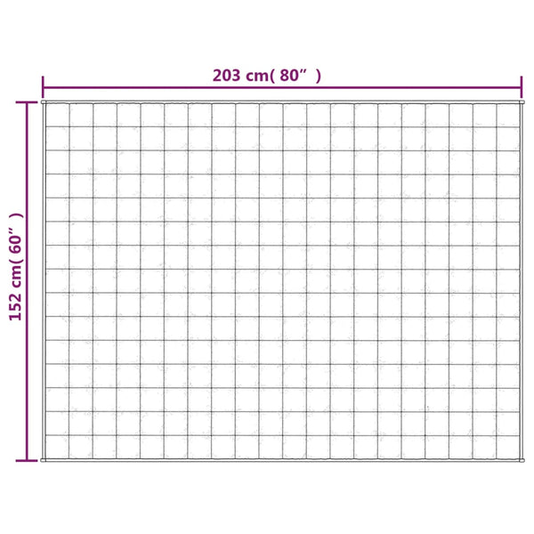 Blaue Gewichtsdecke Ghenadie 152x203cm (11 kg)