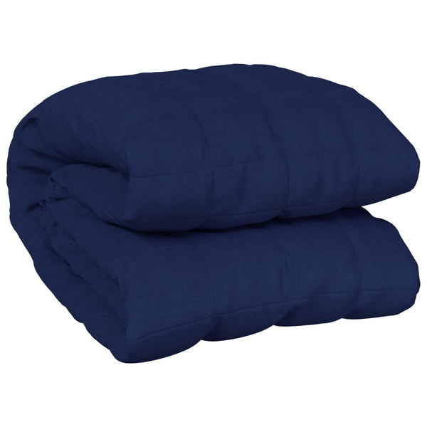 Blaue Gewichtsdecke Ghenadie 220x230cm (11 kg)