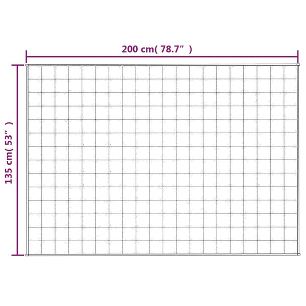Harmaa painopeitto Jinar 135x200cm (10 kg)