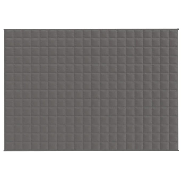 Graue Gewichtsdecke Jinar 140x200cm (10 kg)