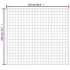 Hellblaue Gewichtsdecke Jinar 200x220cm (9 kg)