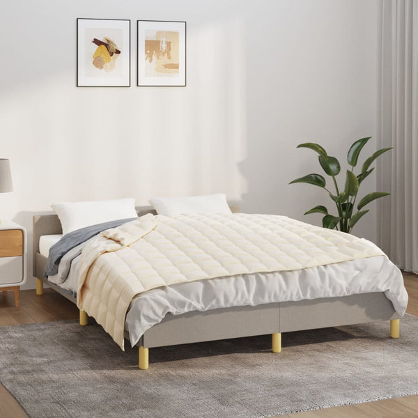 Gewichtete Decke Creme Jinar 135x200cm 10 kg