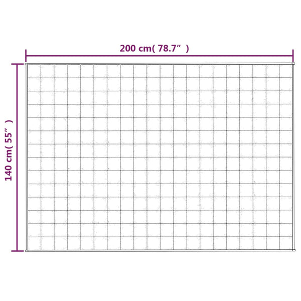 Gewichtsdecke Jinar Creme 140x200cm 10 kg