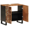 Waschtischunterschrank Sinziana 62x33x58cm (recyceltes Massivholz und Holz)