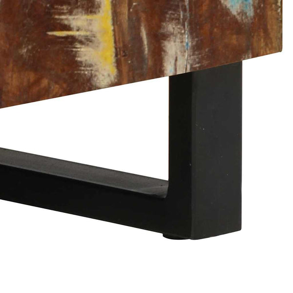 Waschtischunterschrank Sinziana 62x33x58cm (recyceltes Massivholz und Holz)