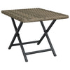 Klapptisch Sandut grau 45x35x32cm (Polyrattan)