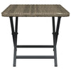 Klapptisch Sandut grau 45x35x32cm (Polyrattan)