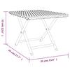 Klapptisch Sandut grau 45x35x32cm (Polyrattan)