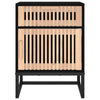 Nachttisch Ridiva 40x30x55,5cm (Holz und Eisen)