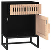Nachttisch Ridiva 40x30x55,5cm (Holz und Eisen)