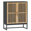 Schwarzes Sideboard Tyrese 60x30x75cm (Holz)