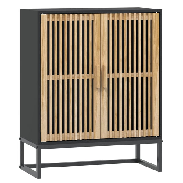 Schwarzes Sideboard Tyrese 60x30x75cm (Holz)
