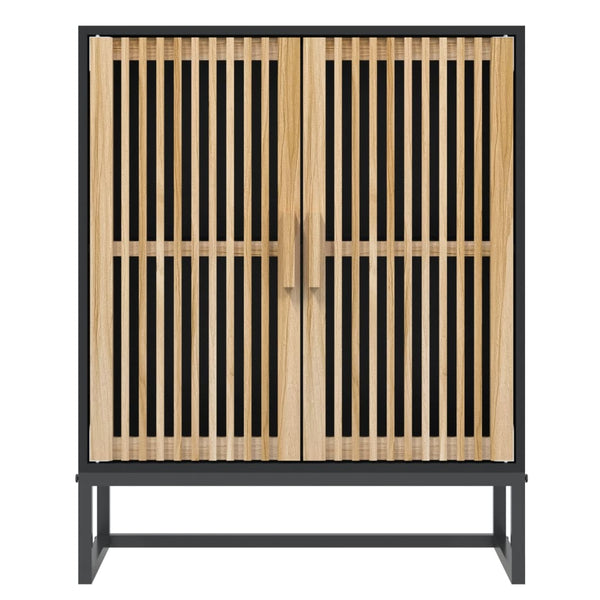 Schwarzes Sideboard Tyrese 60x30x75cm (Holz)