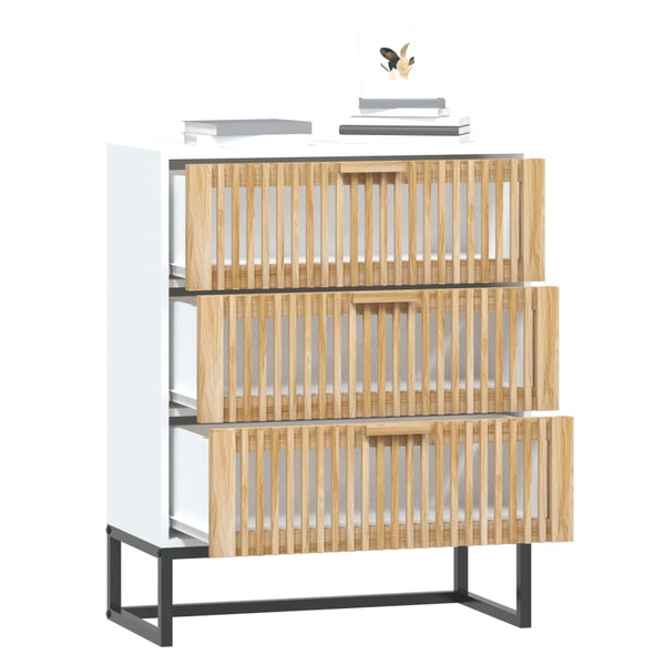 Weißes Sideboard Daneluta 60x30x75cm (Holz)