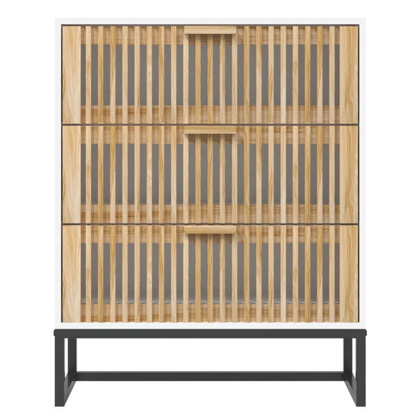 Weißes Sideboard Daneluta 60x30x75cm (Holz)