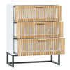 Weißes Sideboard Daneluta 60x30x75cm (Holz)