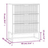 Weißes Sideboard Daneluta 60x30x75cm (Holz)