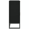 Schwarze Kommode Erdvilia 60x30x75cm (Holz)
