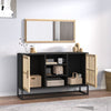 Schwarzes Sideboard Ghiorghita 105x30x65cm (Holz)
