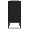 Schwarzes Sideboard Ghiorghita 105x30x65cm (Holz)