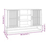 Anrichte Ghiorghita 105x30x65cm (Holz)