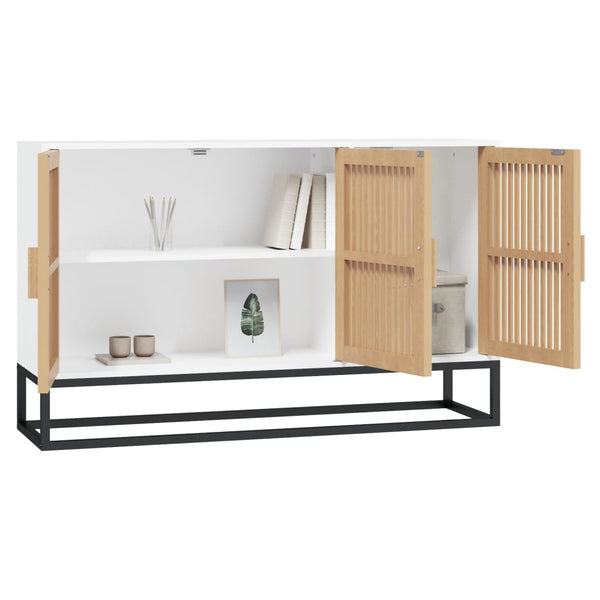 Weißes Sideboard Papaconstantin 105x30x65cm (Holz)