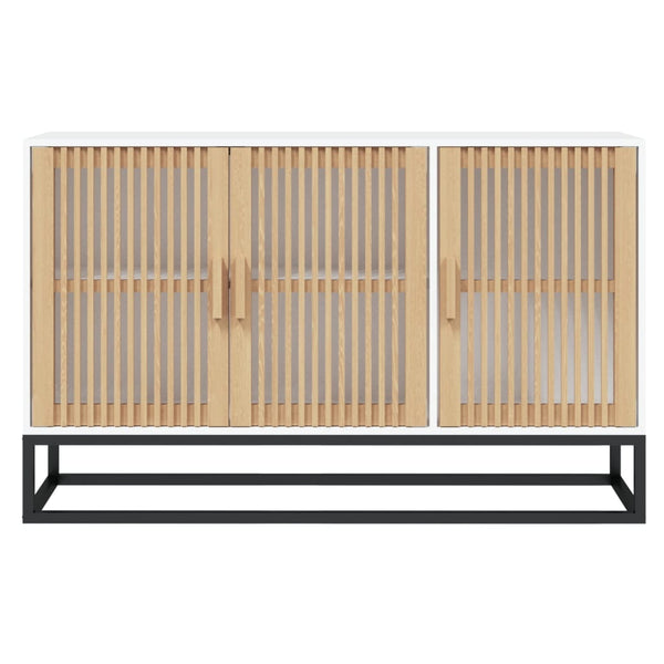 Weißes Sideboard Papaconstantin 105x30x65cm (Holz)
